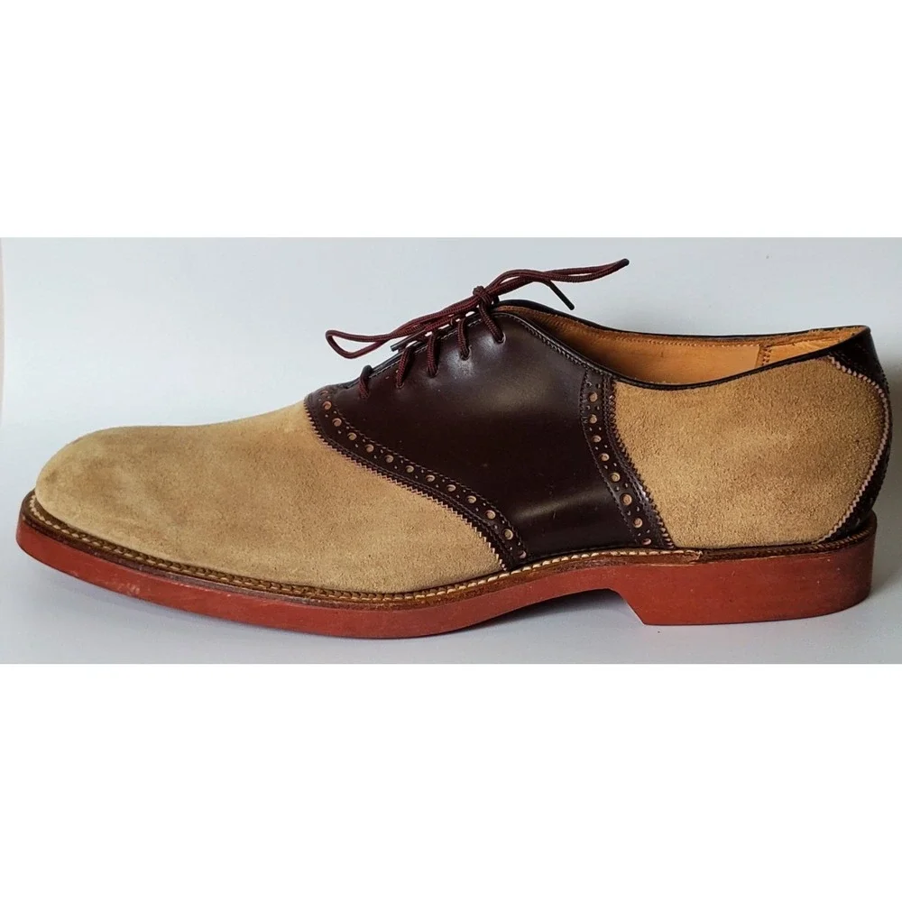 Rare Vintage‎ Gerberich Payne Conestoga Saddles Oxford Men's Shoes Equestrian